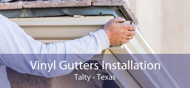 Vinyl Gutters Installation Talty - Texas