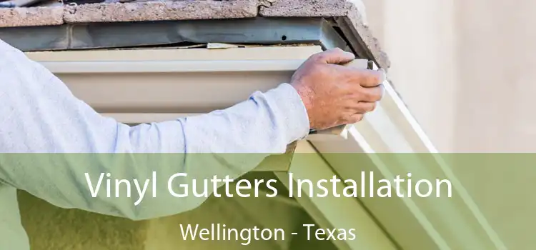 Vinyl Gutters Installation Wellington - Texas