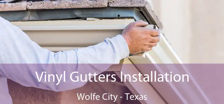 Vinyl Gutters Installation Wolfe City - Texas