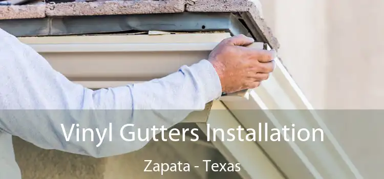 Vinyl Gutters Installation Zapata - Texas